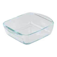 Assadeira quadrada de vidro de borossilicato, para forno, experto, 1 l, 19,7 x 16,8 x 5,6 cm