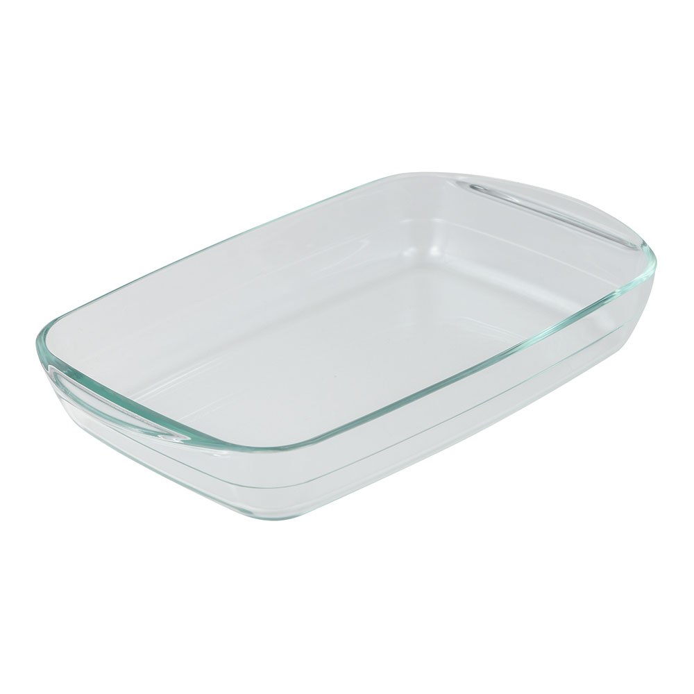 Assadeira retangular de vidro borossilicato para forno, experto, 2 l, 32,5 x 20,2 x 5,2 cm