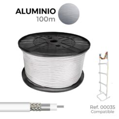 EDM Cabo coaxial de alumínio RG6 blindado euro/m