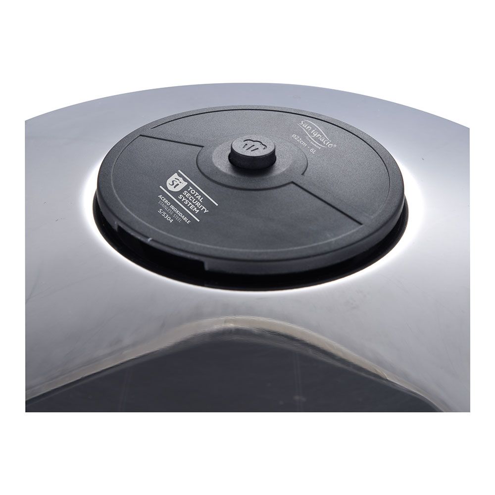 Panela de pressão Ø22cm 6L INOX creta SG-1523 SAN ignacio - Image 6