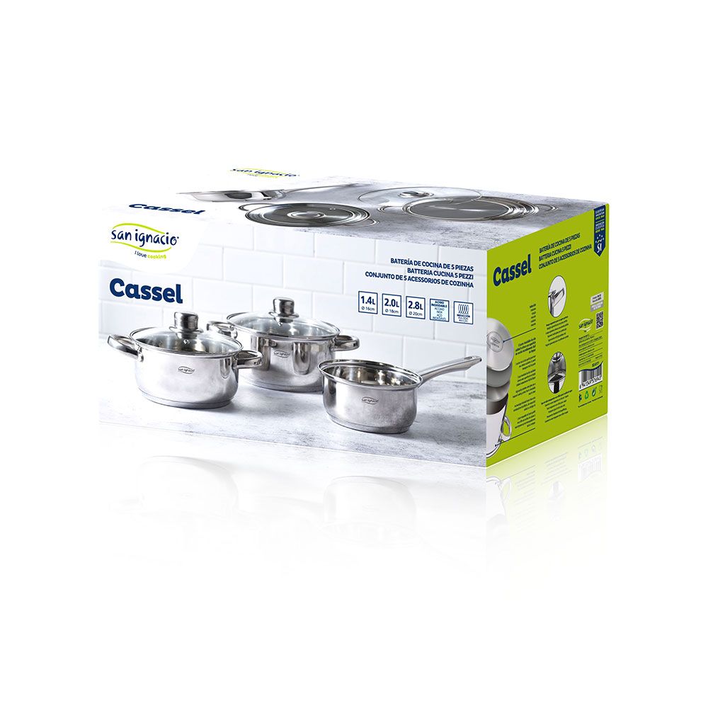 Trem de cozinha de 5 peças em INOX cassel SG8171 SAN ignacio - Image 2
