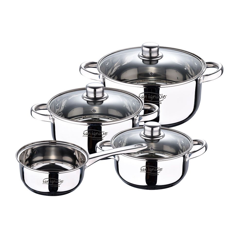 Trem de cozinha de 7 peças em INOX IND cassel SG8172 SAN ignacio
