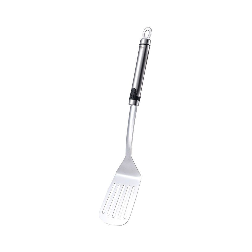 Espátula expert de aço inoxidável com fendas 35 cm