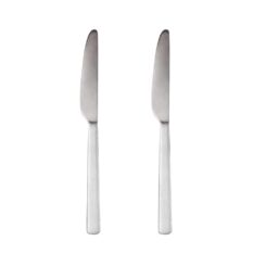 Faca root matte em aço inoxidável reciclado, blister 2 UDS