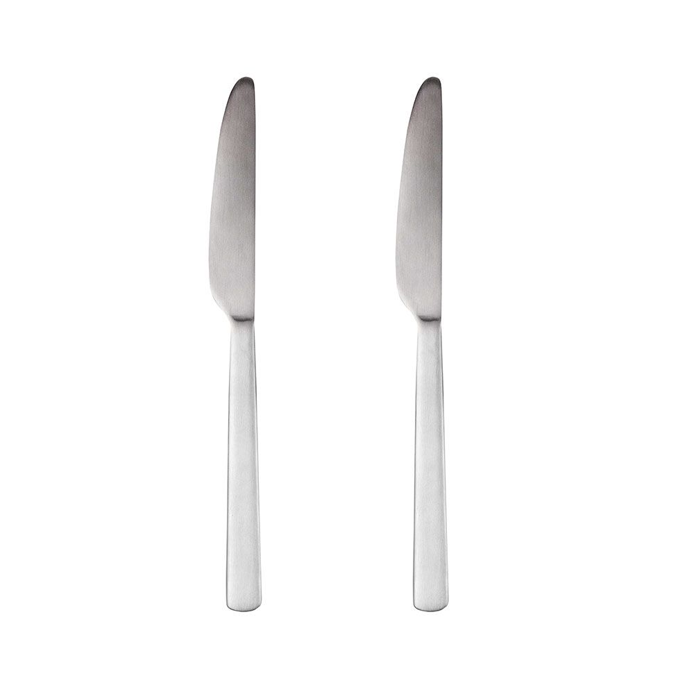 Faca root matte em aço inoxidável reciclado, blister 2 UDS