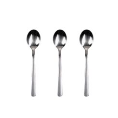 Colher de café de aço inoxidavel reciclado brilho earth 3 UDS