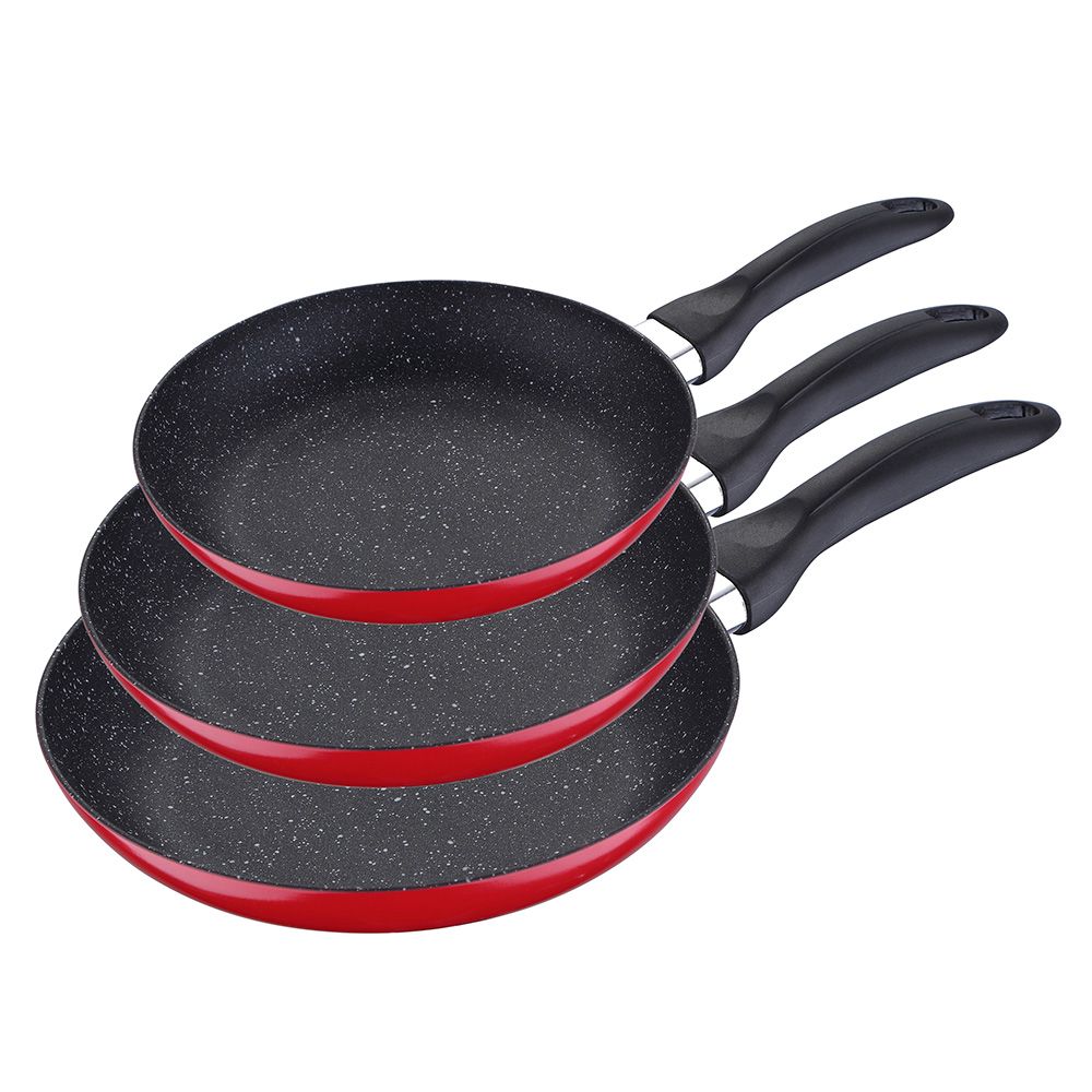 Jogo de 3 frigideiras (Ø16+20+24cm) alumínio prensado SG-6855 SAN ignacio