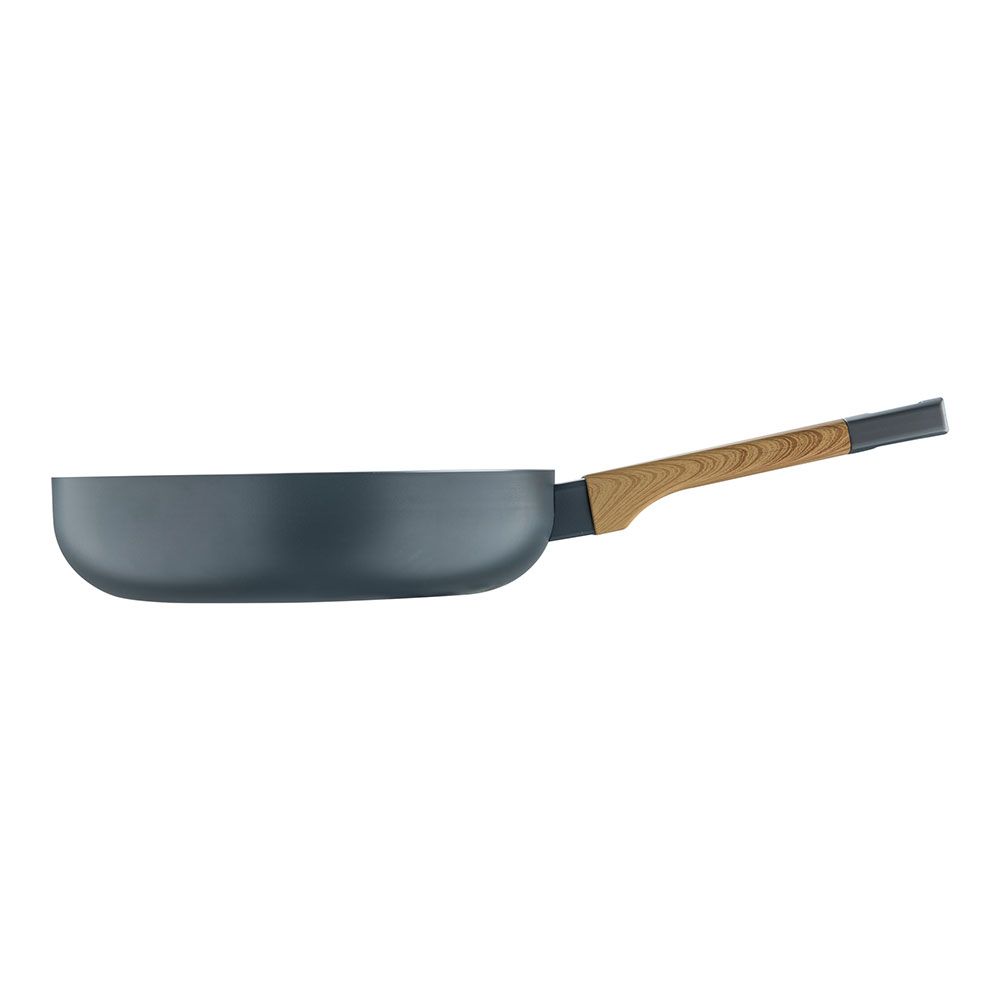 Frigideira de alumínio prensado, cinza terra, ø24 cm - Image 2