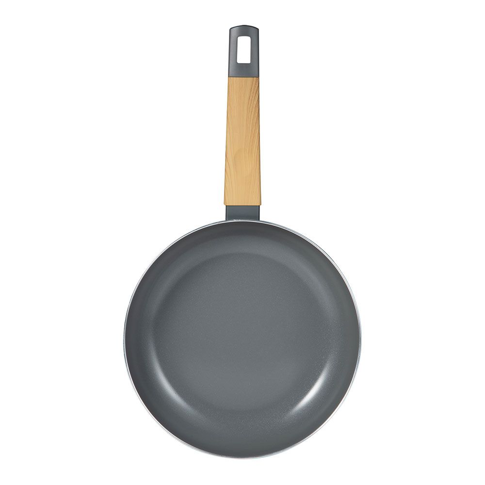 Frigideira de alumínio prensado, cinza terra, ø24 cm - Image 3