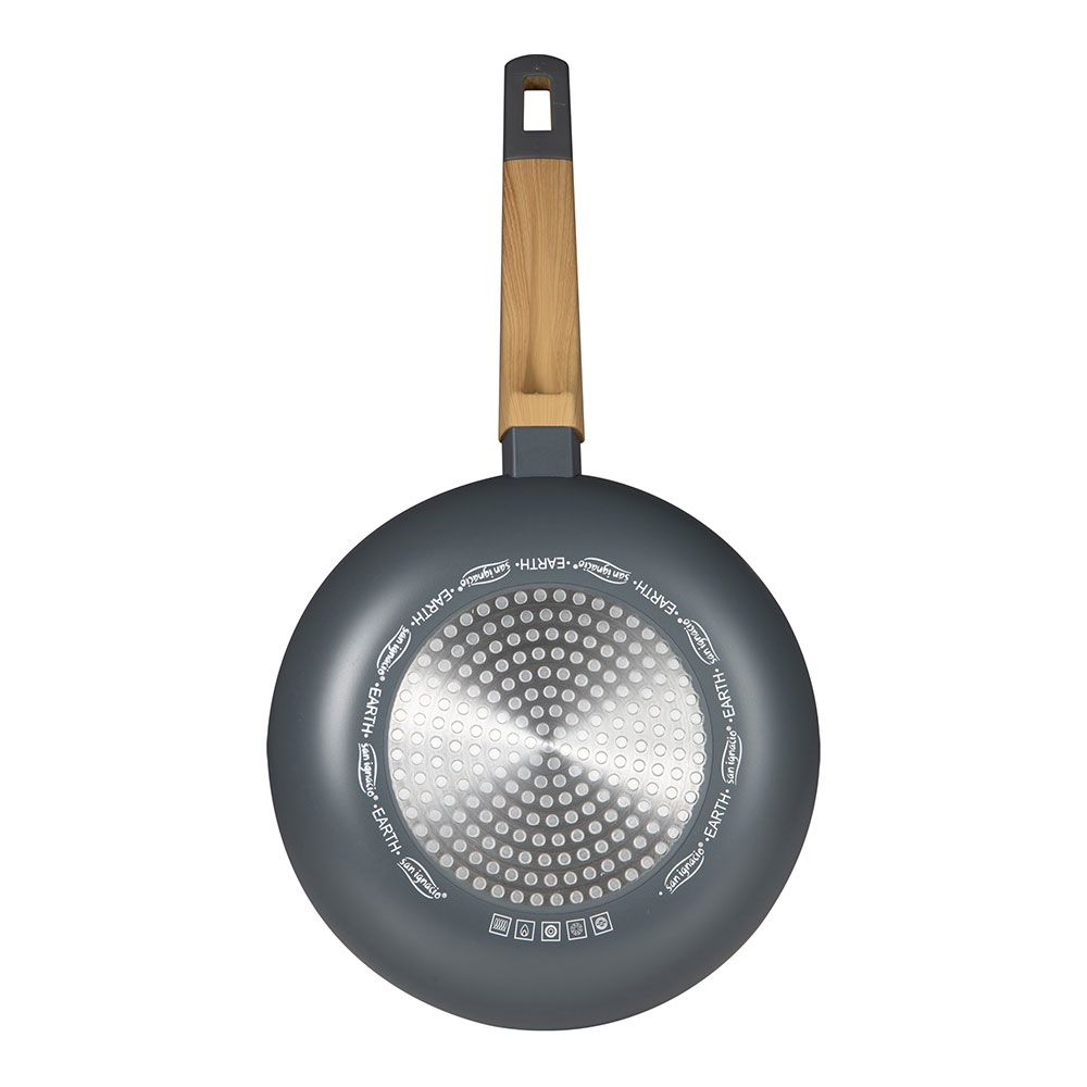 Frigideira de alumínio prensado, cinza terra, ø24 cm - Image 4