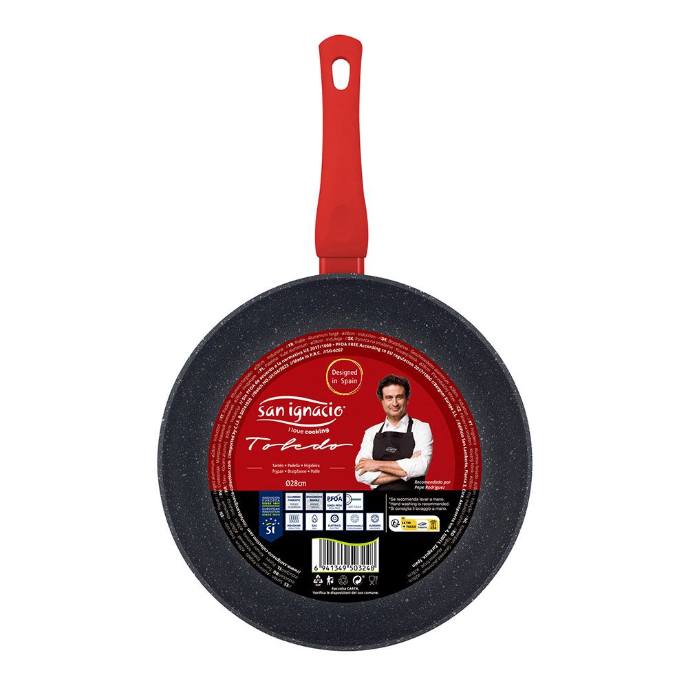 Frigideira de alumínio forjado por indução Toledo ø28 cm - Image 5