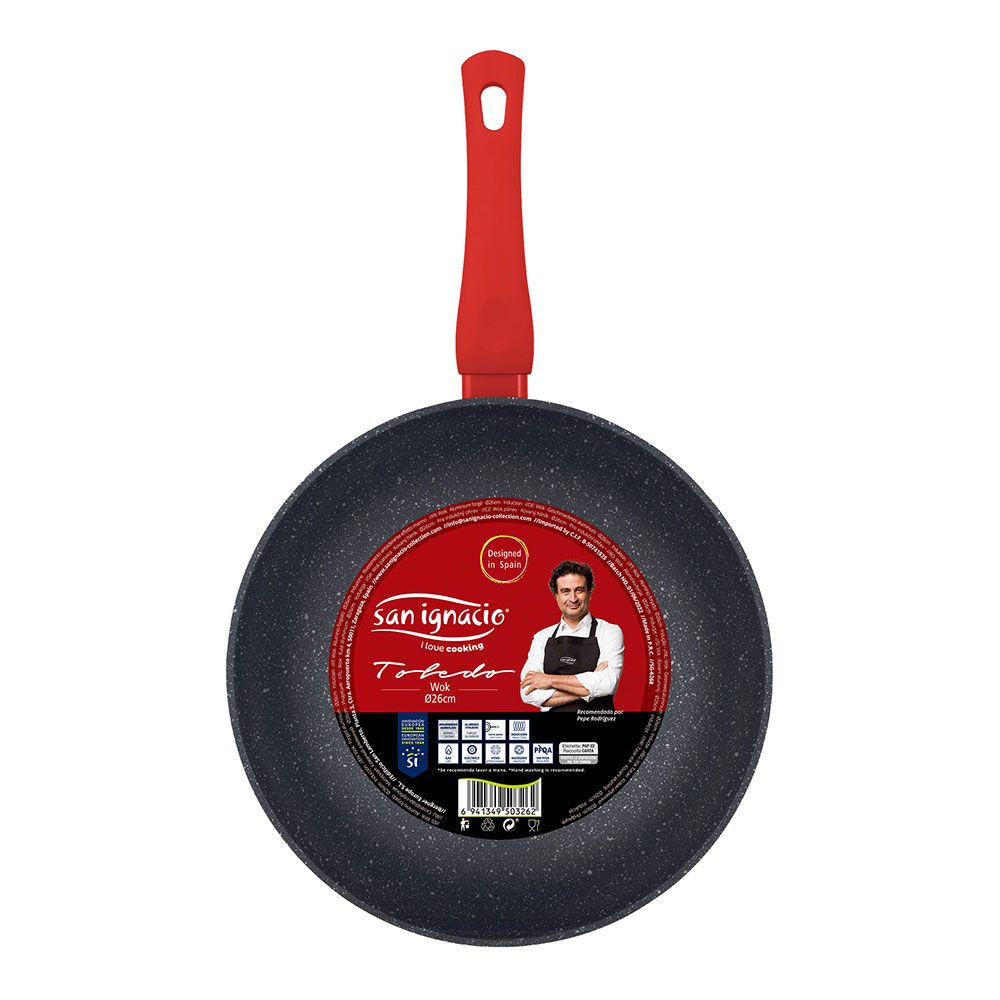 Wok de alumínio forjado por indução Toledo ø26 cm - Image 2