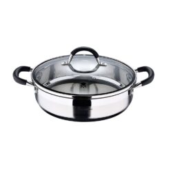 Tacho Ø28x7,5cm 3,8L INOX com tampa foodies BGMP-1503-BK masterpro