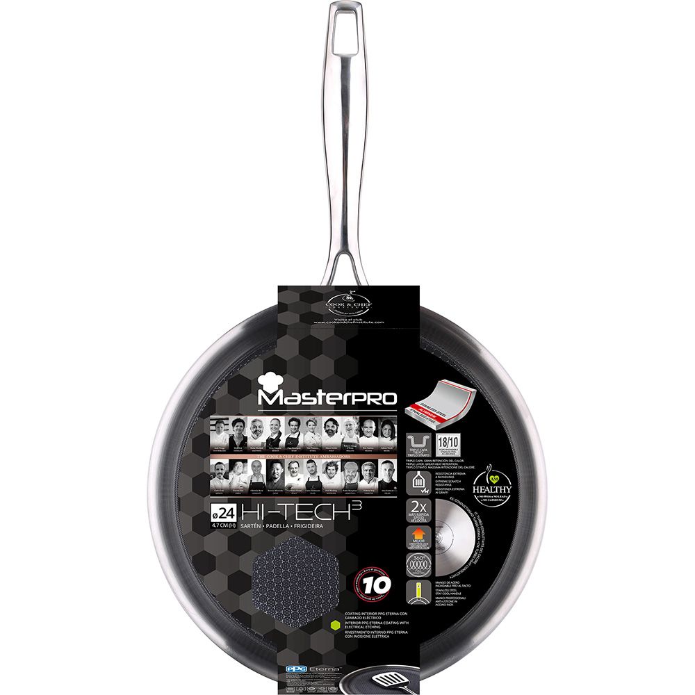 Frigideira Ø24x4,7cm INOX hi-tech 3 BGMP-1631 masterpro - Image 8