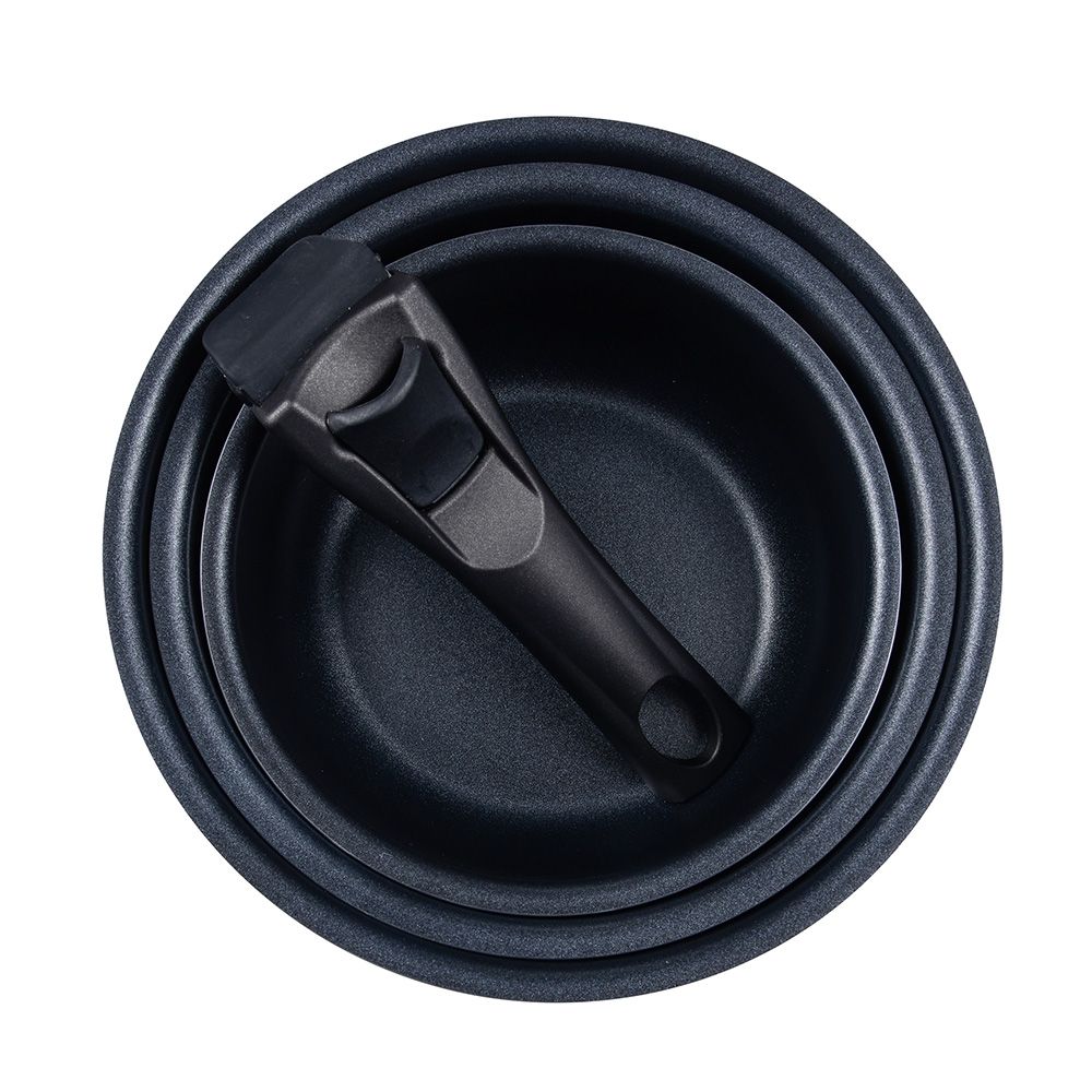 KIT 3 caçarolas (Ø16+Ø18+Ø20cm) click & cook bergner - Image 3
