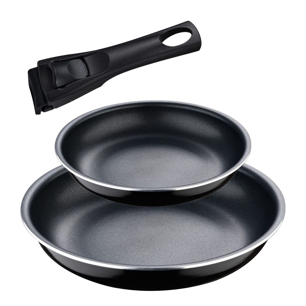 KIT 2 frigideiras (Ø20+Ø26cm) click & cook bergner