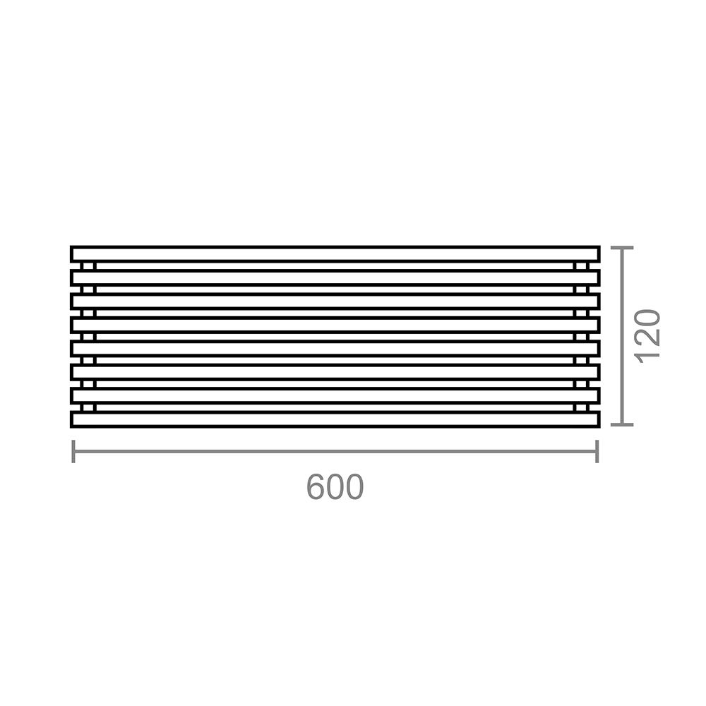 MICEL Blister grelha-forno com 8 elementos 60x1,45x12cm rjv1 preto 94513 micel - Image 2