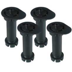 MICEL Pacote de 4 pés redondos para móveis pt11 130-200mm ne 96301 micel