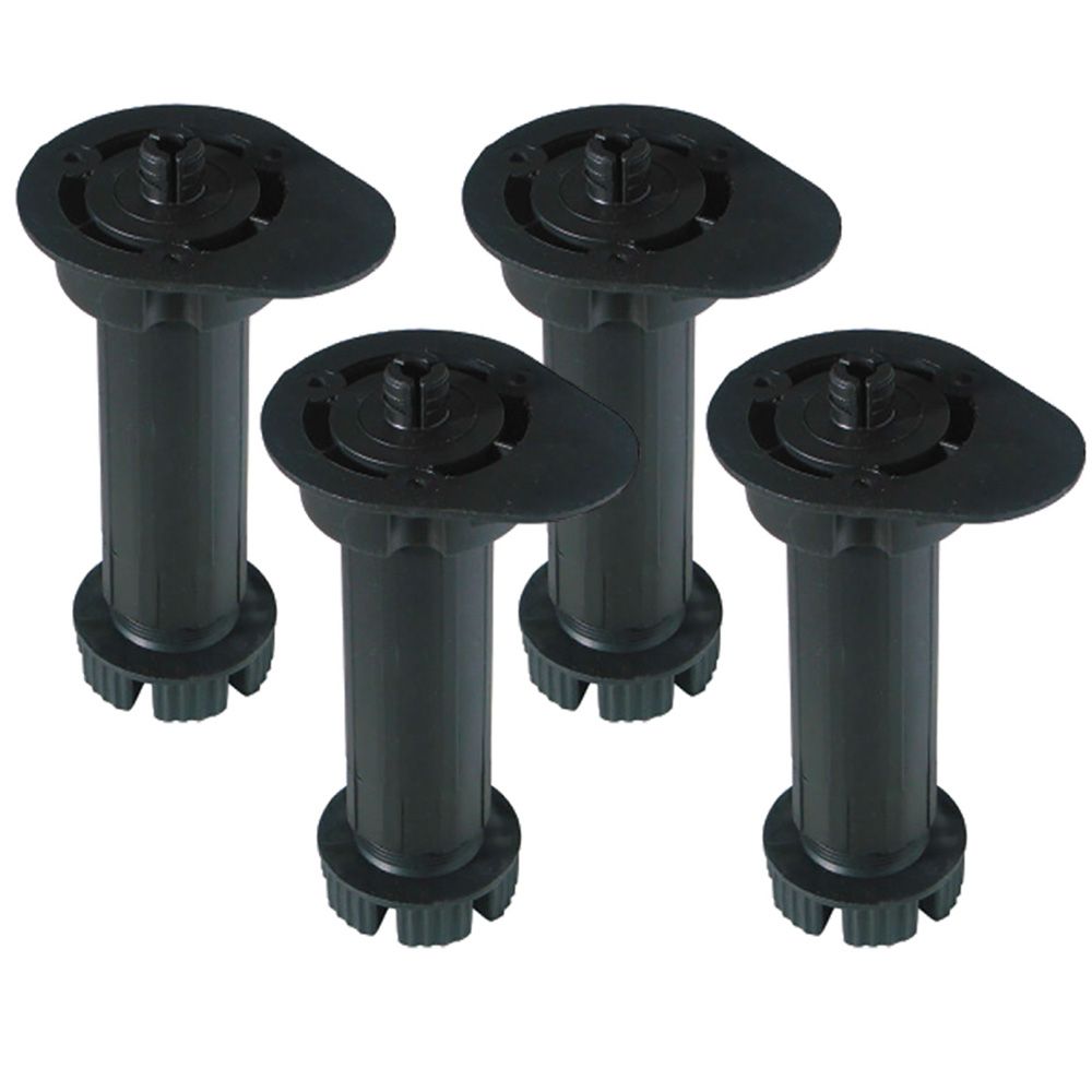 MICEL Pacote de 4 pés redondos para móveis pt11 130-200mm ne 96301 micel