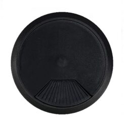 Tampa passa-cabos TPC01 Ø60 x 22 mm preto, blister