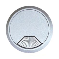 Tampa passa-cabos TPC01 Ø60 x 22 mm prata, blister