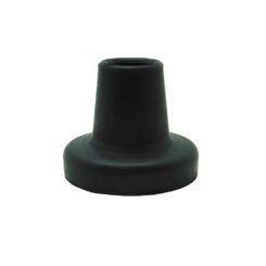 Ponteira p/muleta interior Ø17 mm, base Ø60 mm CNT13 preta, 10 un