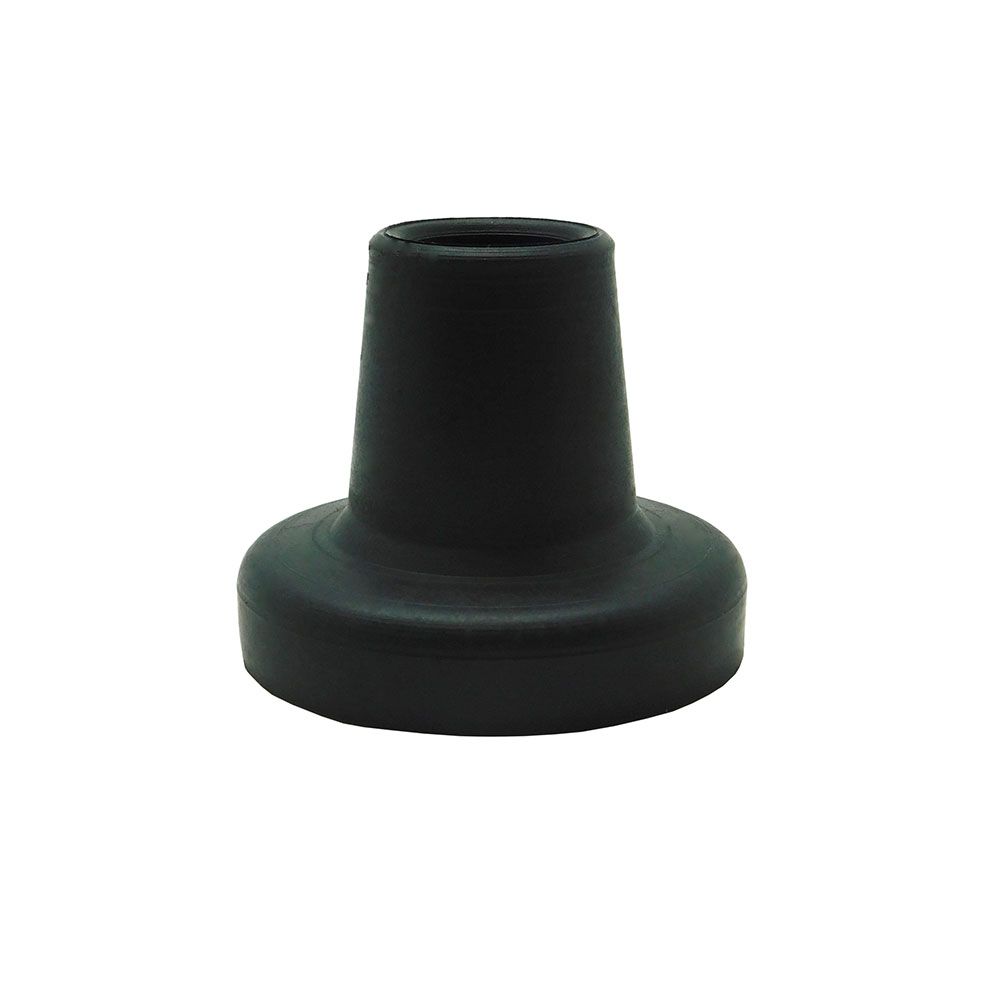 Ponteira p/muleta interior Ø17 mm, base Ø60 mm CNT13 preta, 10 un