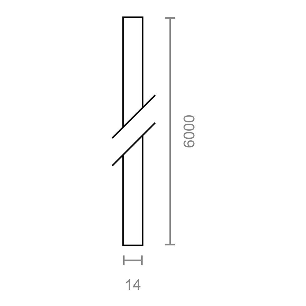 Fita para estores PR26, cinzento, 14 mm x 6 m - Image 3