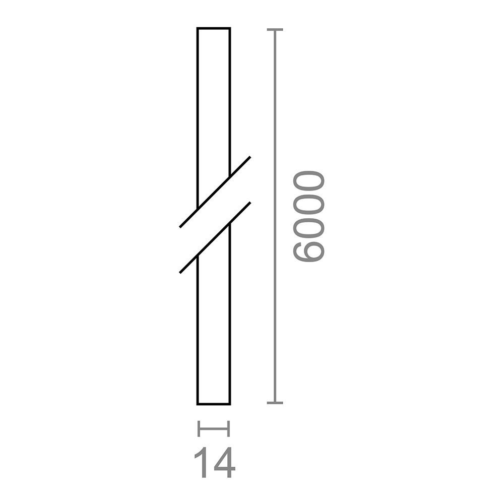 Fita cega PR26, branca com manchas pretas, 14 mm x 6 m - Image 3