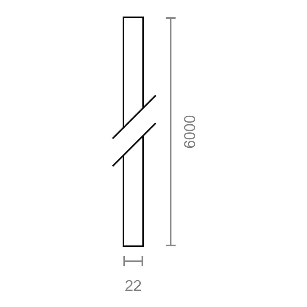 Fita para estores PR26, bege / branco, 22 mm x 6 m - Image 3