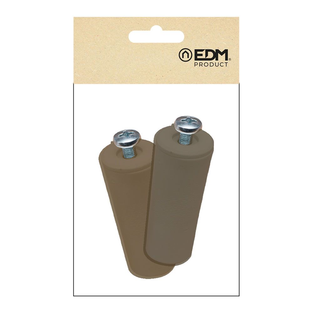 Batente cego PR08, castanho 40mm 2 unidades - Image 2