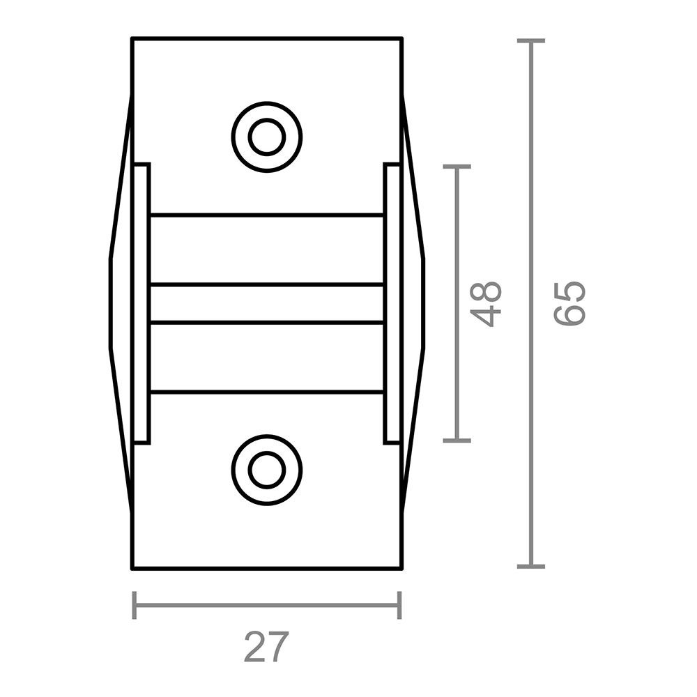 PR11 guia de fita para cega de metal acabamento branco - Image 3