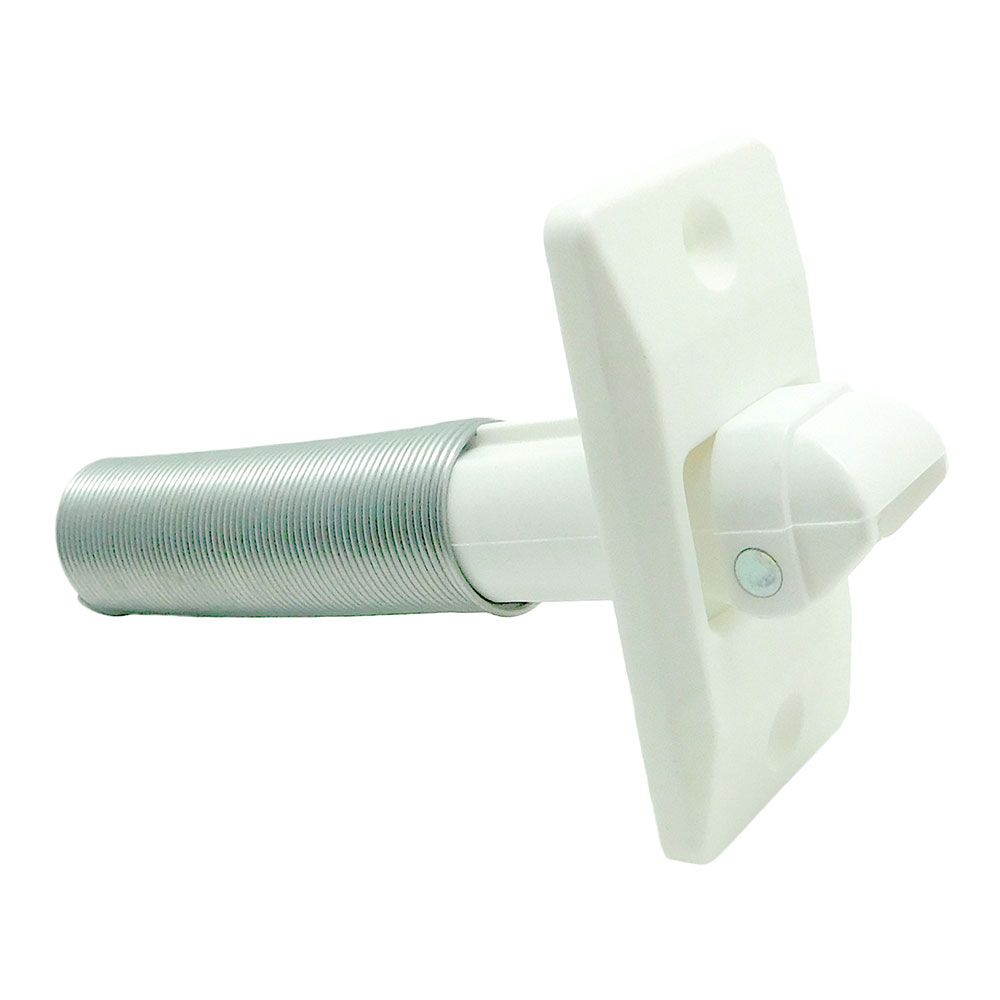 Guia de correia oscilante com mola PR28 branca, 75 x 40 mm