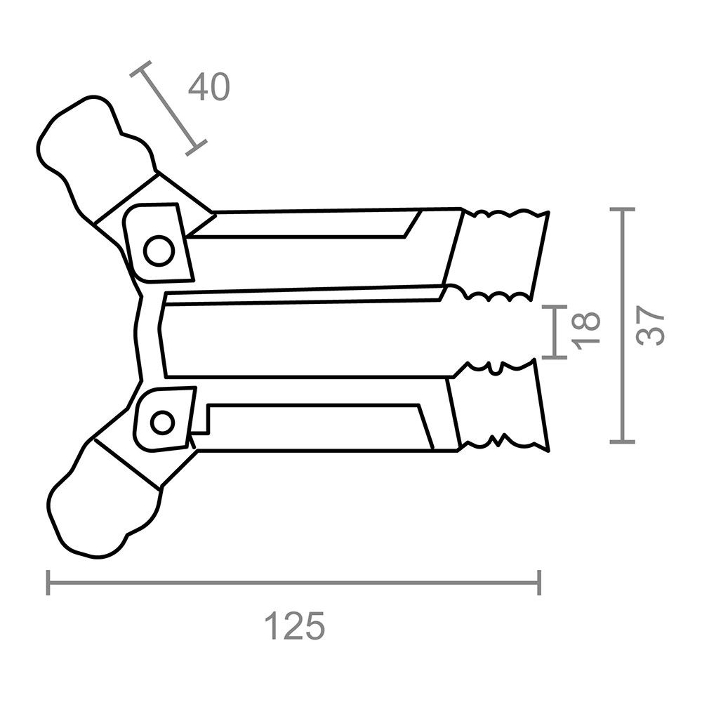 CU a dentado PR25 aço inoxidável blinder lock, 2 unidades - Image 3