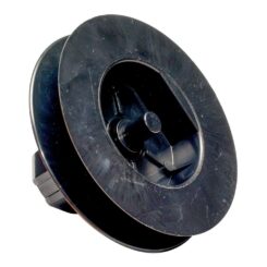 Polia plástica spigot PR21 preto para rolamento de correia de 18 mm
