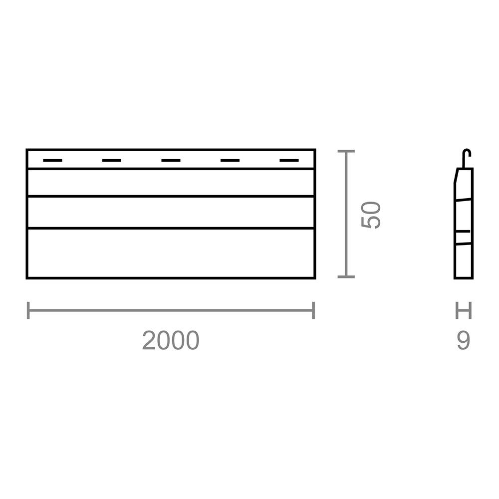SLAME BLIND FINAL PR24 PARA 39 mm / 52 mm BRANCO 52 mm x 9 mm x 2 m - Image 2