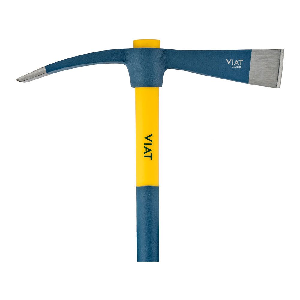 Picareta enxada-pá com cabo de fibra de bimaterial para impacto e para picar paredes VT932 viat - Image 2
