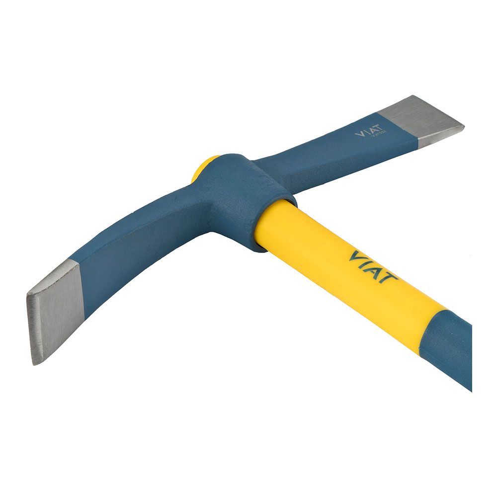 Picareta enxada-pá com cabo de fibra de bimaterial para impacto e para picar paredes VT932 viat - Image 3