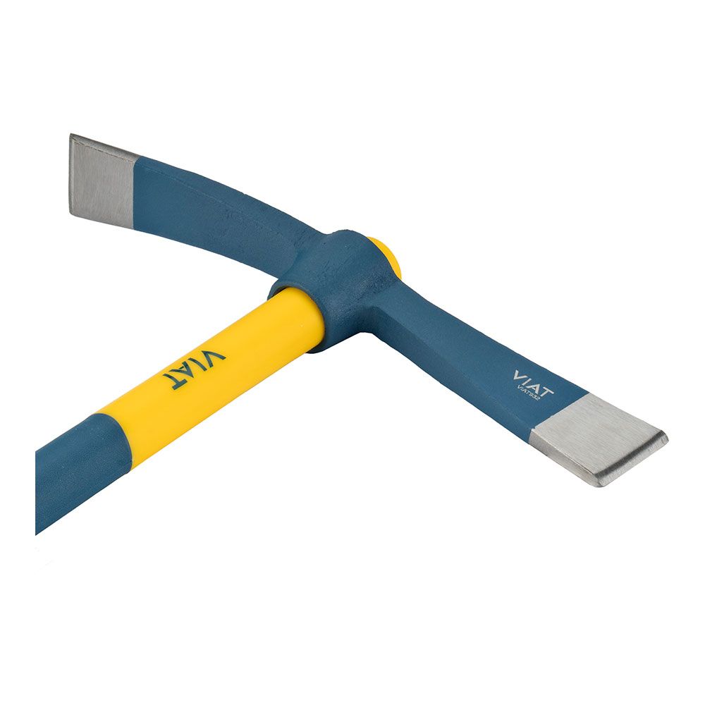 Picareta enxada-pá com cabo de fibra de bimaterial para impacto e para picar paredes VT932 viat - Image 4