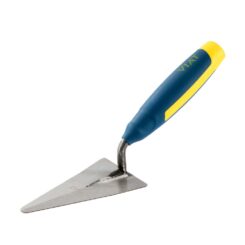Colher de pedreiro soldado ponta redonda de chapa de aço tratada com cabo bimaterial ergonómico para maior conforto. medidas: 73x125x100mm VIAT03 viat