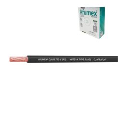 Cabo H07Z1-K(AS) 4,0 mm² preto euro/m