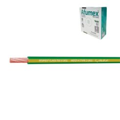 Cabo H07Z1-K(AS) 4,0 mm² amarelo/verde euro/m