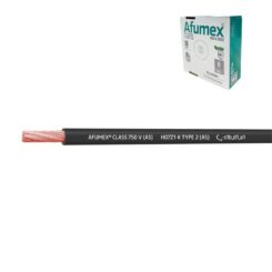 Cabo H07Z1-K(AS) 6,0 mm² preto euro/m