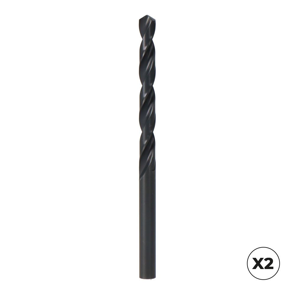 Conjunto de 2 brocas cilindricas curtas HSS DIN 338N, Ø3,25 mm, 2 un