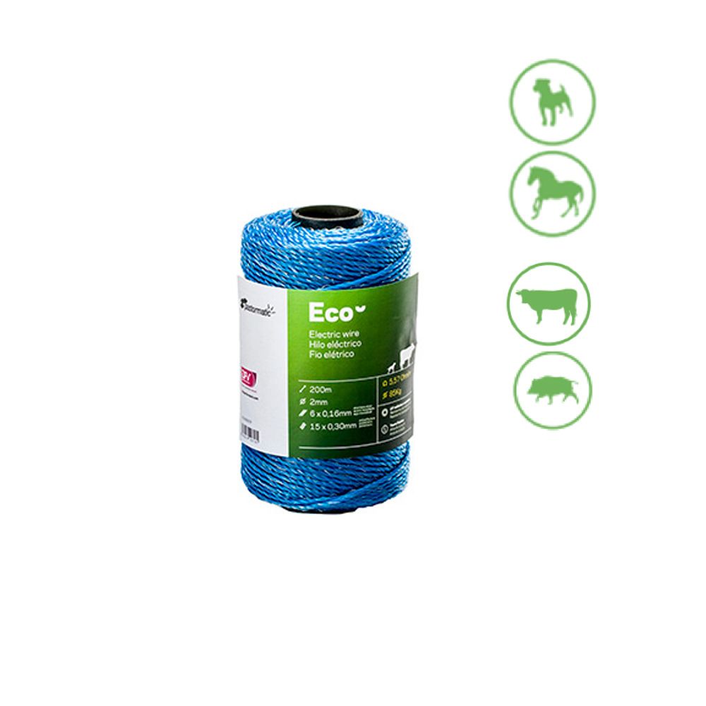 Cordão condutor 2mm 200m pastormatic