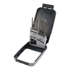 Broca sds-plus de betão de borda de carboneto de tungstenio, conjunto de 6 peças, Ø5,00 - Ø10,00 mm,