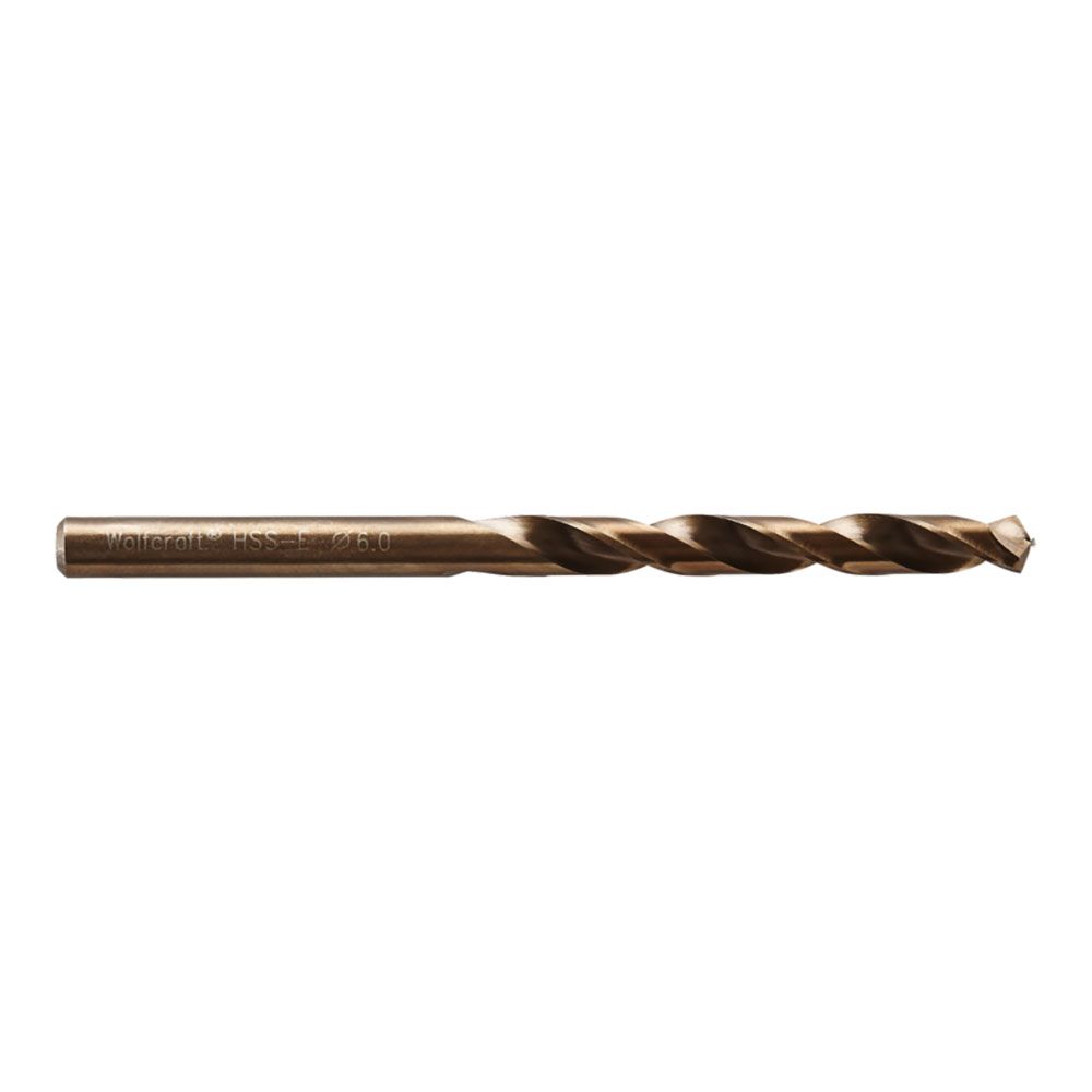 Broca de cobalto HSS retificada, Ø6,00 x 93 mm
