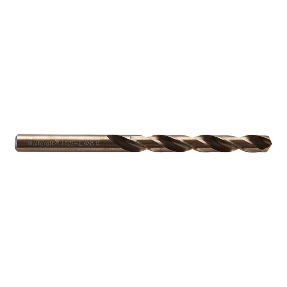 Broca de cobalto HSS retificada, Ø8,00 x 117 mm