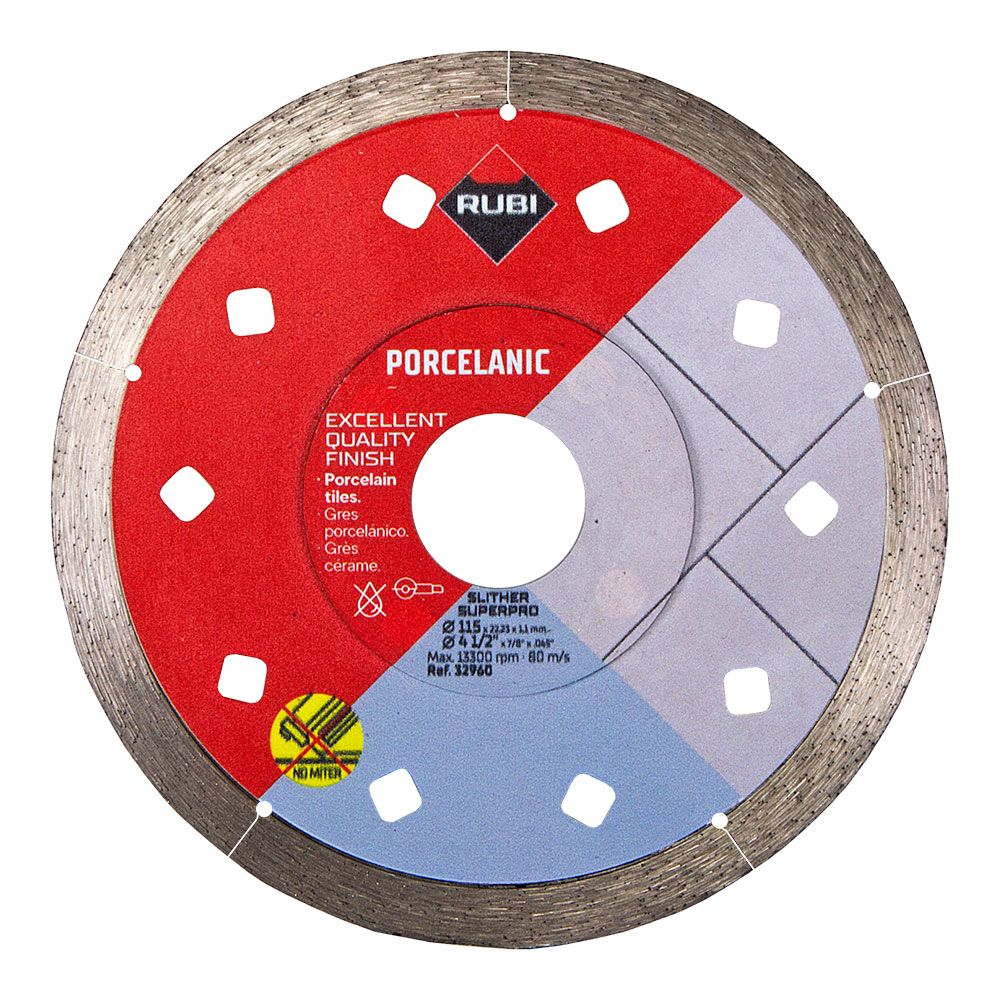Disco de diamante deslizante Superpro ø115 x 1,1 x 22,23 mm