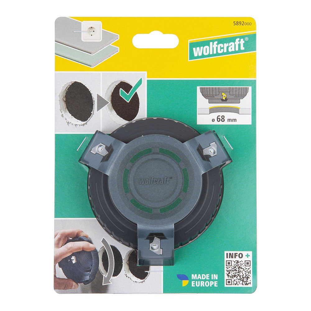 Escareador de borda para placa de gesso, Ø68 mm - Image 3